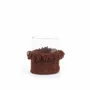 Candlesticks and candle holders - The Oh My Gee Candle Holder - Burgundy Velvet - L - BAZAR BIZAR LIVING