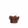 Candlesticks and candle holders - The Oh My Gee Candle Holder - Burgundy Velvet - M - BAZAR BIZAR LIVING