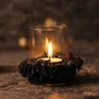 Candlesticks and candle holders - The Oh My Gee Candle Holder - Black Velvet - M - BAZAR BIZAR LIVING