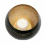 Candlesticks and candle holders - The Pierced Ball - Black Gold - M - BAZAR BIZAR LIVING