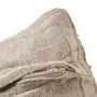Cushions - The Linen Damier Cushion Cover - Natural - BAZAR BIZAR LIVING