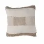 Cushions - The Linen Threads Cushion Cover - White Natural - BAZAR BIZAR LIVING