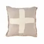 Coussins - La Housse de Coussin Ivory Cross - Blanc Naturel - 50x50 - BAZAR BIZAR LIVING