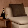 Coussins - La Housse de Coussin Bloc Party - Noir Naturel - 50x50 - BAZAR BIZAR LIVING