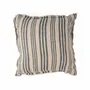 Coussins - La Housse de Coussin Nordic Stripe - Noir Naturel - 50x50 - BAZAR BIZAR LIVING
