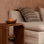 Coussins - La Housse de Coussin Nordic Stripe - Noir Naturel - 50x50 - BAZAR BIZAR LIVING