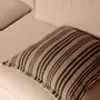 Coussins - La Housse de Coussin Nordic Stripe - Noir Naturel - 50x50 - BAZAR BIZAR LIVING