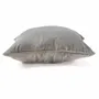 Cushions - The Velvet Crush Cushion Cover - Grey - 50x50 - BAZAR BIZAR LIVING