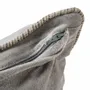 Cushions - The Velvet Crush Cushion Cover - Grey - 50x50 - BAZAR BIZAR LIVING