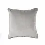 Cushions - The Velvet Crush Cushion Cover - Grey - 50x50 - BAZAR BIZAR LIVING