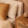 Cushions - The Velvet Crush Cushion Cover - Mustard - 50x50 - BAZAR BIZAR LIVING