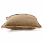 Cushions - The Sahara Fringe Cushion Cover - Natural Brown - 50x50 - BAZAR BIZAR LIVING