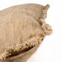 Cushions - The Sahara Fringe Cushion Cover - Natural Brown - 50x50 - BAZAR BIZAR LIVING