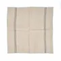 Napkins - The Lint Biscuit Napkin - Natural Black - 45x45 - BAZAR BIZAR LIVING