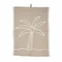 Torchons - Le Torchons Linen Palm Tree - Blanc Naturel - 50x70 - BAZAR BIZAR LIVING