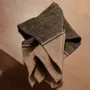 Dish towels - The Linen Dash Kitchen Towel - Natural Black - 50x70 - BAZAR BIZAR LIVING