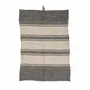 Dish towels - The Linen Smudge Kitchen Towel - Natural Black - 50x70 - BAZAR BIZAR LIVING