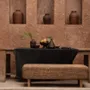 Table cloths - The Tuscany Tablecloth - Black Natural - 150x300 - BAZAR BIZAR LIVING