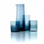 Verres - Le Verre Haut Azure Hammered - Bleu - BAZAR BIZAR LIVING