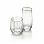 Verres - Le Golden Rim Tumbler – Or Naturel - BAZAR BIZAR LIVING