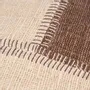 Coussins - La Housse de Coussin Cocoa Patchwork - Marron Naturel - BAZAR BIZAR LIVING