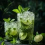 Glass - The Palm Breeze Highball - Green - BAZAR BIZAR LIVING