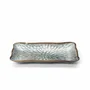 Assiettes au quotidien - L’Assiette Rectangulaire Lotus Ice - Gris Brun - L - BAZAR BIZAR LIVING
