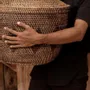 Laundry baskets - The Storage Crown Basket - Natural Brown - BAZAR BIZAR LIVING