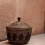 Laundry baskets - The Storage Crown Basket - Natural Brown - BAZAR BIZAR LIVING
