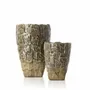 Vases - Le Vase Texture Roche - Pierre Grise - S - BAZAR BIZAR LIVING