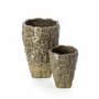 Vases - Le Vase Texture Roche - Pierre Grise - S - BAZAR BIZAR LIVING