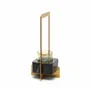 Bougeoirs et photophores  - Le Bougeoir Marbre d’Or - Or Noir - L - BAZAR BIZAR LIVING