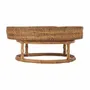 Platter and bowls - The Rattan Rise Tray - Natural Brown - BAZAR BIZAR LIVING