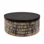 Coffee tables - Banana Round Grey Wash Magani Coffee Table - BAZAR BIZAR LIVING