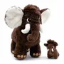 Soft toy - Mammouth Daddy-Baby Plush The Ptipotos - LES DEGLINGOS