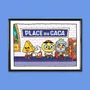 Poster - Print " Place of the poop” - A4 size - YEAAAH! STUDIO