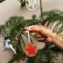 Christmas garlands and baubles - Hand Beaded Blossom of Hope Christmas Ornament - UNHCR/MADE51