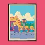 Poster - Print "Bus Stop” - Size 30x40cm - YEAAAH! STUDIO