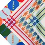 Gifts - Mod Bird Bam & Plaid Double-Sided Mahjong Mat - THE MAHJONG HOUSE