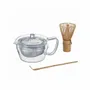 Tea and coffee accessories - Matcha bowl set - transparent glass teapot/HARIO - ABINGPLUS