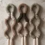 Autres décorations murales - Ethereal Loops : ensemble de 3 installations murales sculpturales en m - SARMAL DESIGN