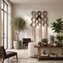 Autres décorations murales - Ethereal Loops : ensemble de 3 installations murales sculpturales en m - SARMAL DESIGN