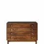 Commodes - Commode 4 tiroirs top noir Ronda - CHEHOMA