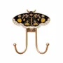 Artistic hardware - Black butterfly double hook - CHEHOMA