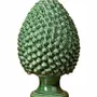 Sculptures, statuettes et miniatures - Grand artichaut céramique verte sur pied - CHEHOMA