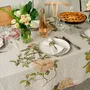 Torchons - Nappe en Lin 100% │ ROSES - LINOROOM 100% LINEN TEXTILES