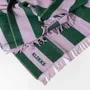 Plaids - Plaid en laine à rayures lilas et vert forêt - KLEKKS NO. 6 - KLEKKS