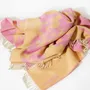 Plaids - Plaid en laine jaune et rose - KLEKKS NO. 10 - KLEKKS