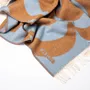 Plaids - Plaid en laine bleu clair et caramel - KLEKKS NO. 30 - KLEKKS