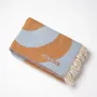 Plaids - Plaid en laine bleu clair et caramel - KLEKKS NO. 30 - KLEKKS